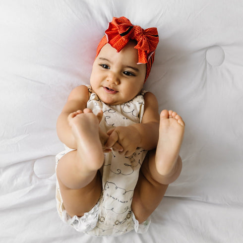 printed-fab-basketball Baby Bling Bows clips headbands - Sophia's Style-